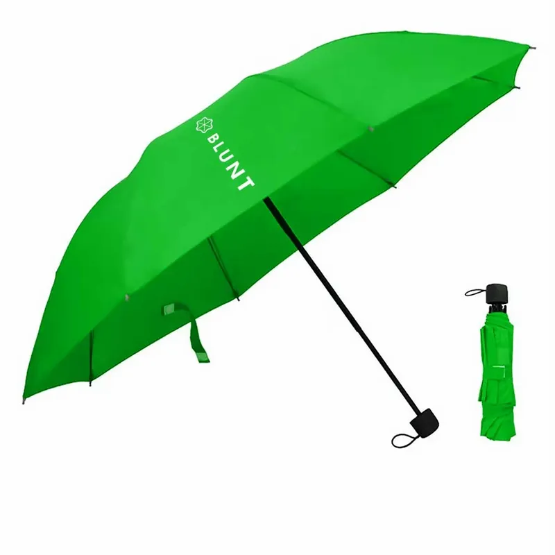 Compact Foldable Umbrella - 42 in Arc - Custom Hats Now