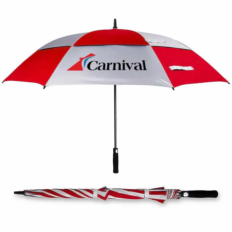 Vented Golf Umbrella - 62 in Arc - Custom Hats Now