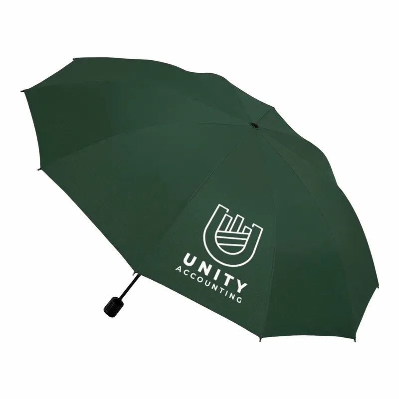 Auto Folding Umbrella - 42 In Arc - Custom Hats Now