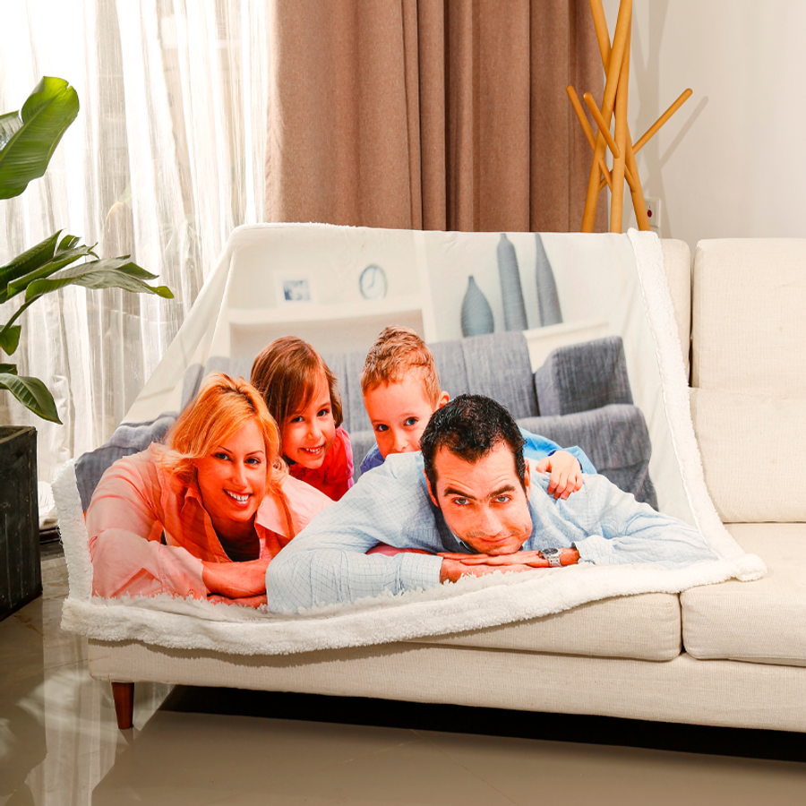 Sherpa Blanket - Custom Hats Now