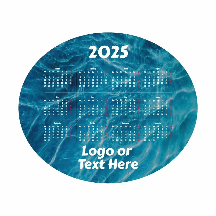 Nautical Calendar Mouse Pad - Custom Hats Now