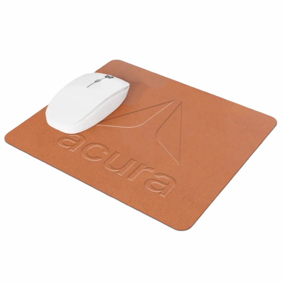 Custom Leather Mouse Pad - Custom Hats Now