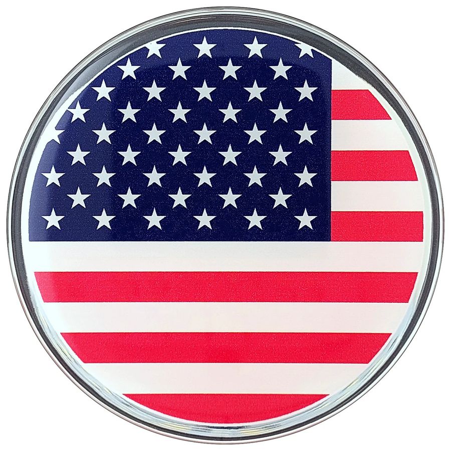 Epoxy Metal Car Badges - Custom Hats Now