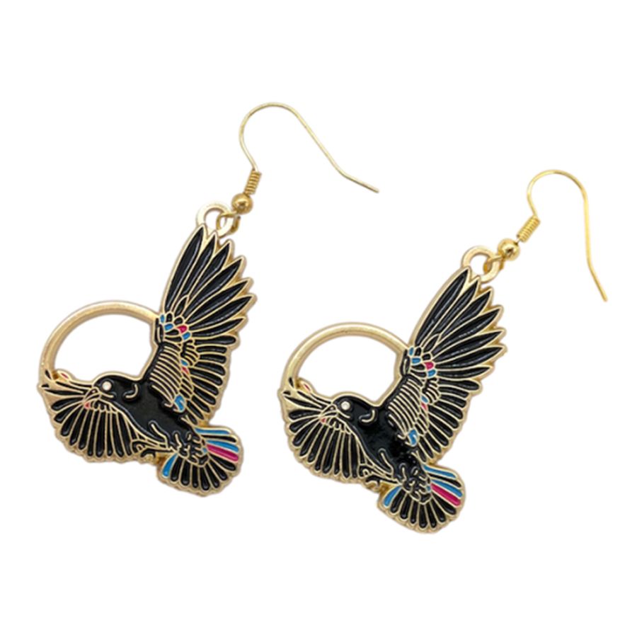 Soft Enamel Metal Earrings - Custom Hats Now