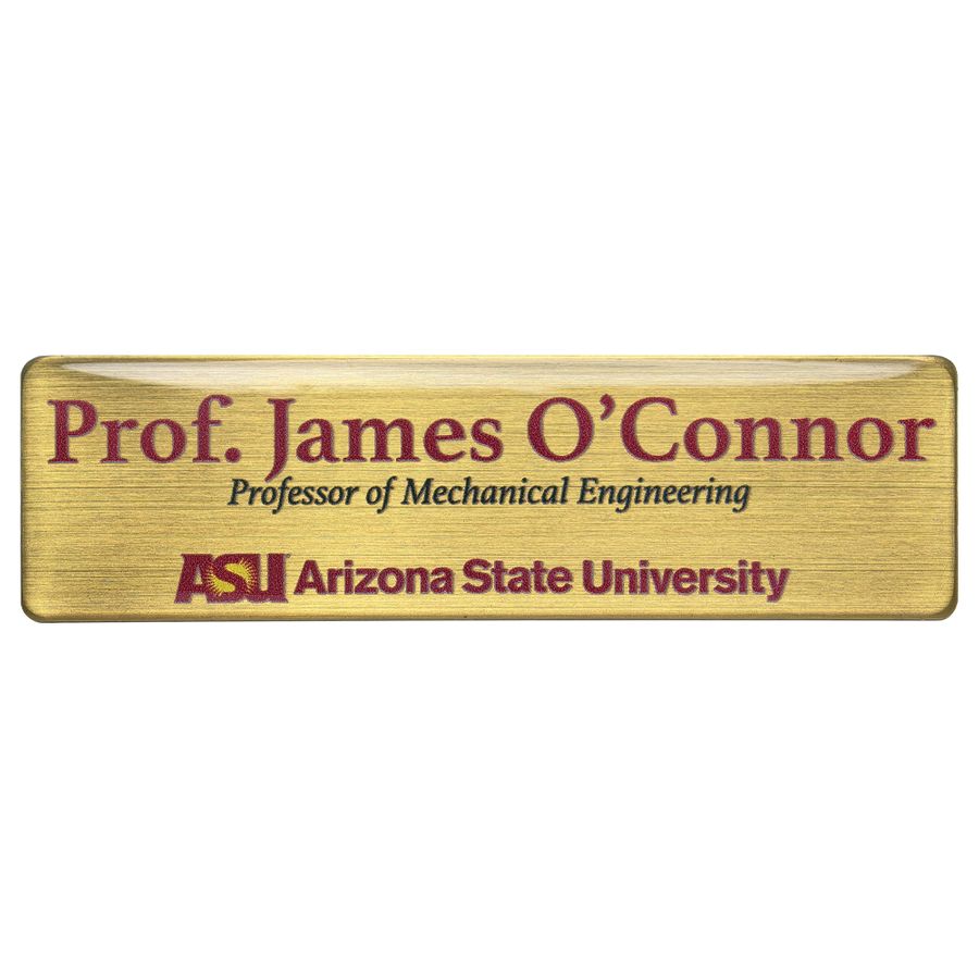 Epoxy Dome Name Badges - Custom Hats Now