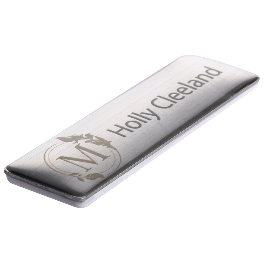 Epoxy Dome Name Badges - Custom Hats Now