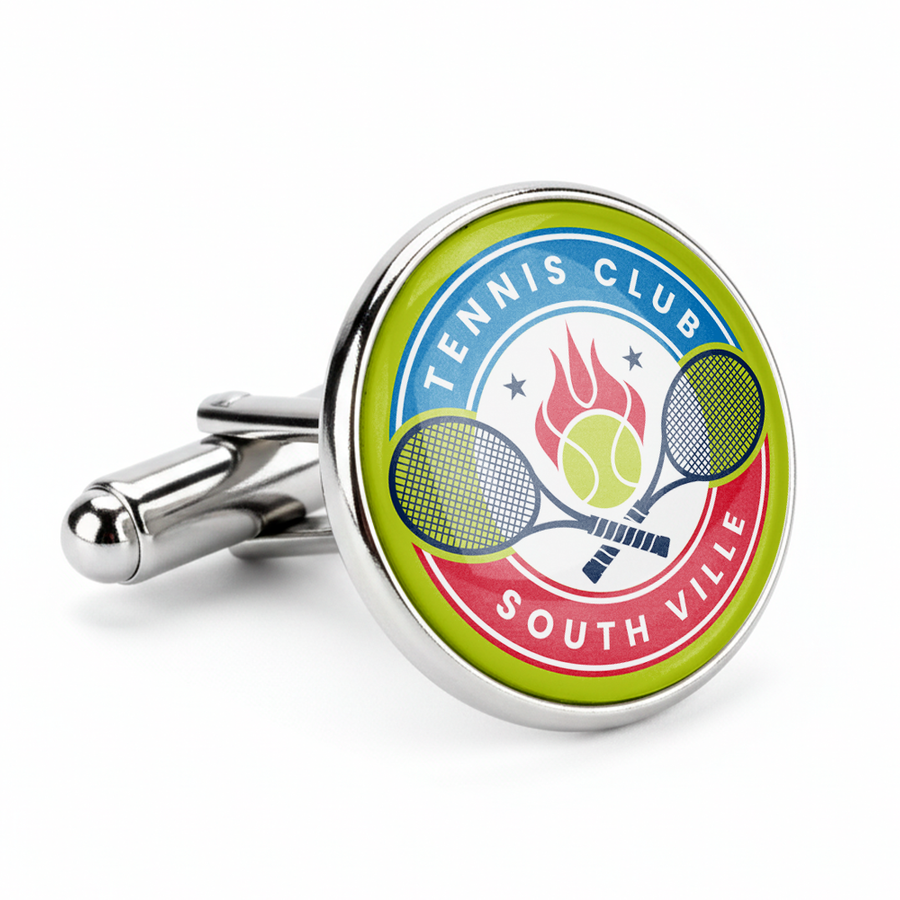 Epoxy Cufflinks - Custom Hats Now