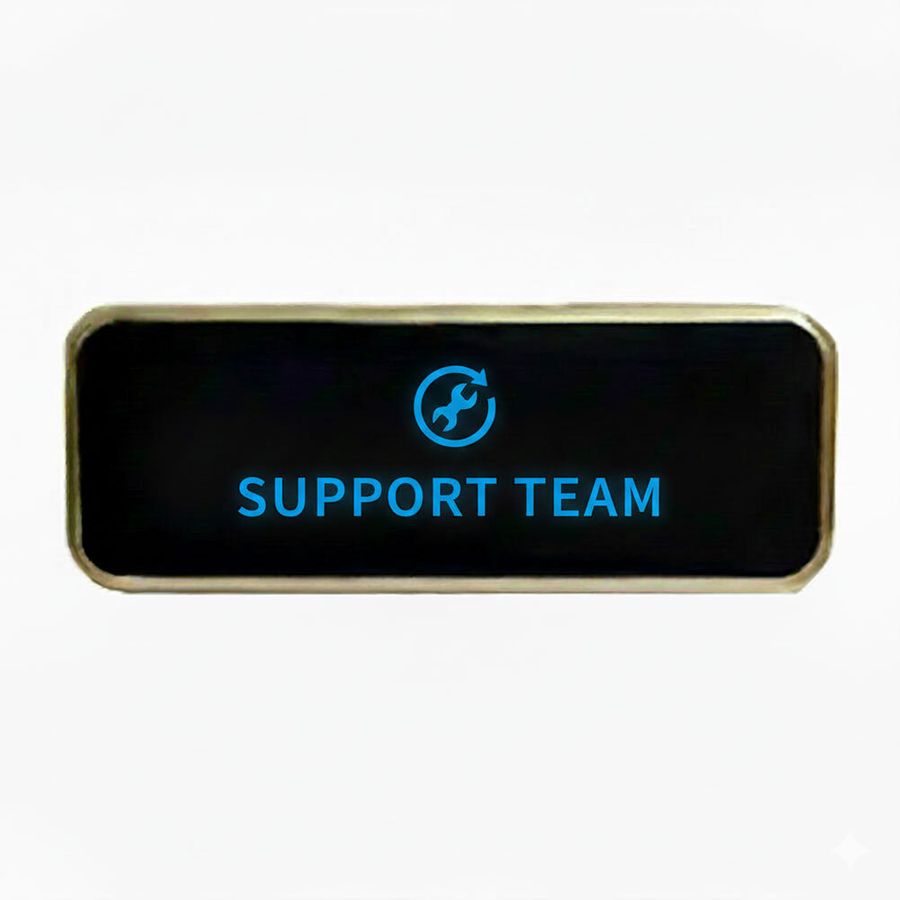 LED Name Badges - Custom Hats Now