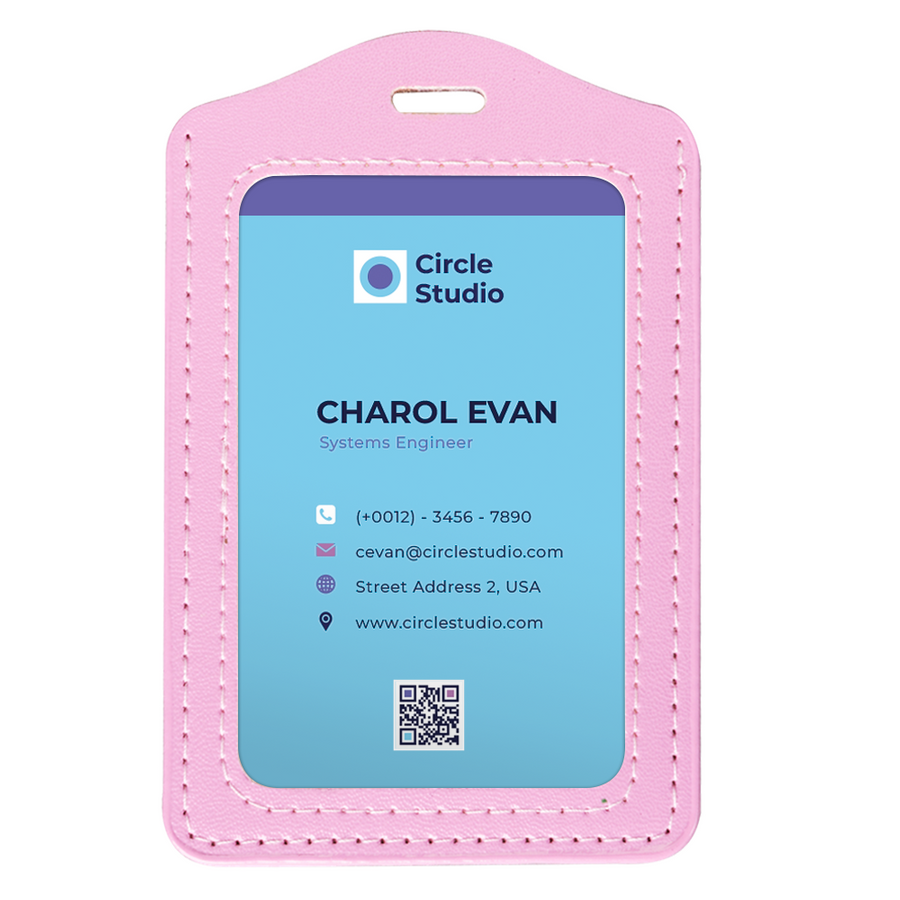 Custom PU Badge Holders - Custom Hats Now