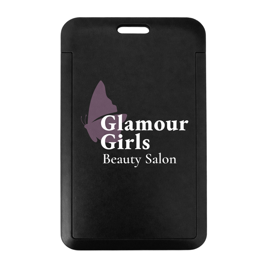 Full Color Printed Plastic Holder - Custom Hats Now