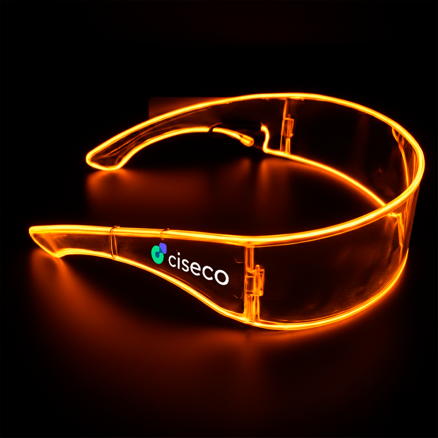 Light Up Cyber Glasses - Custom Hats Now