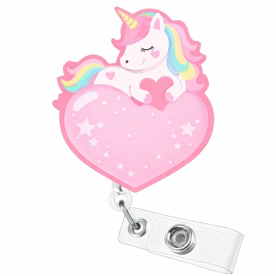 Custom Shape Acrylic Badge Reel - Custom Hats Now