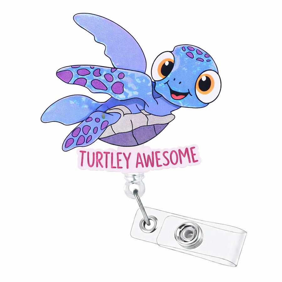 Custom Shape Acrylic Badge Reel - Custom Hats Now