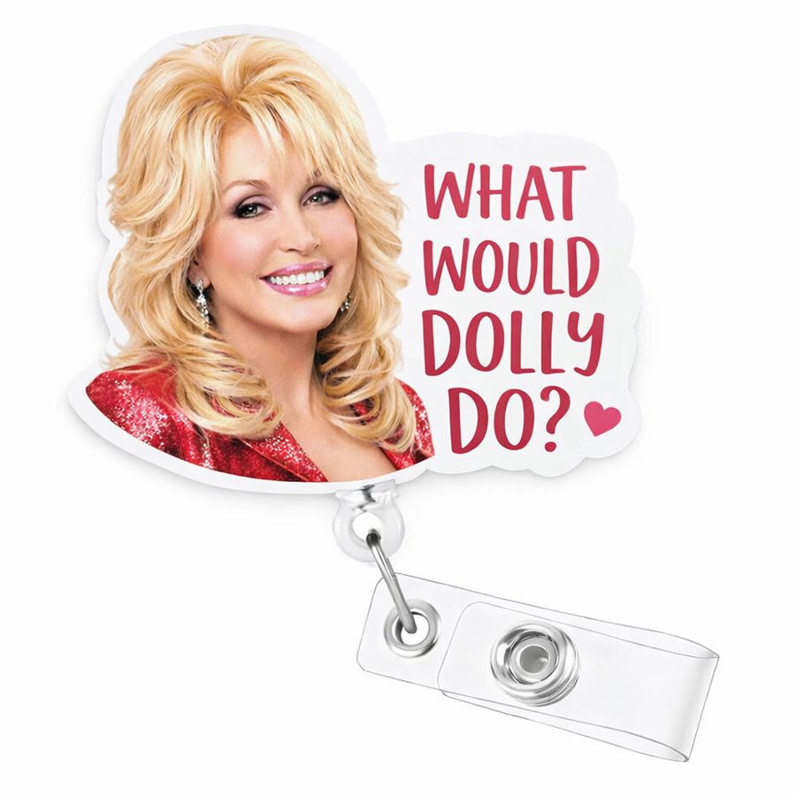 Custom Shape Acrylic Badge Reel - Custom Hats Now