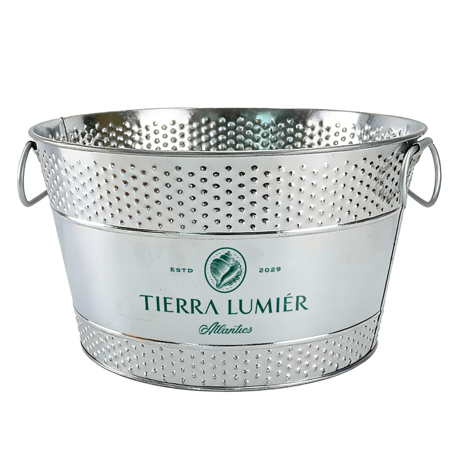 Galvanized Beverage & Ice Buckets - Custom Hats Now