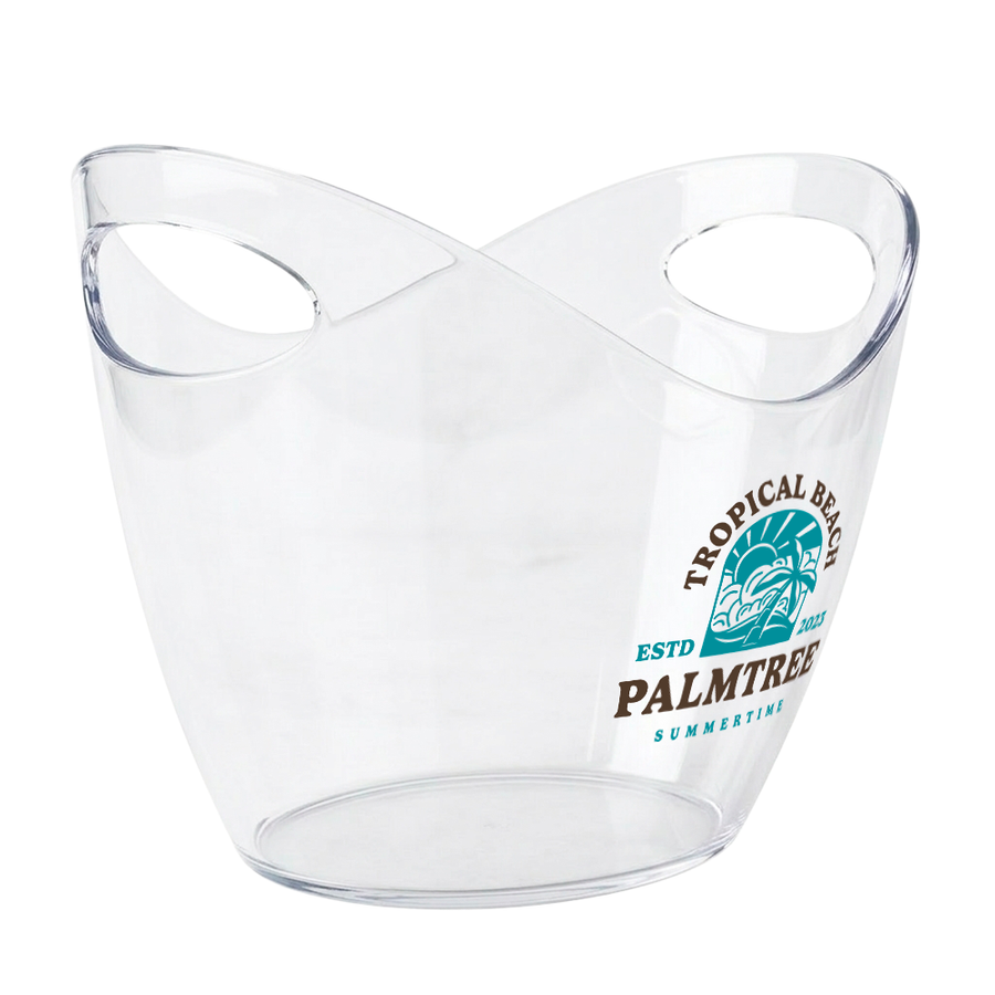 Curved Dual-Handle Drink Buckets - Custom Hats Now