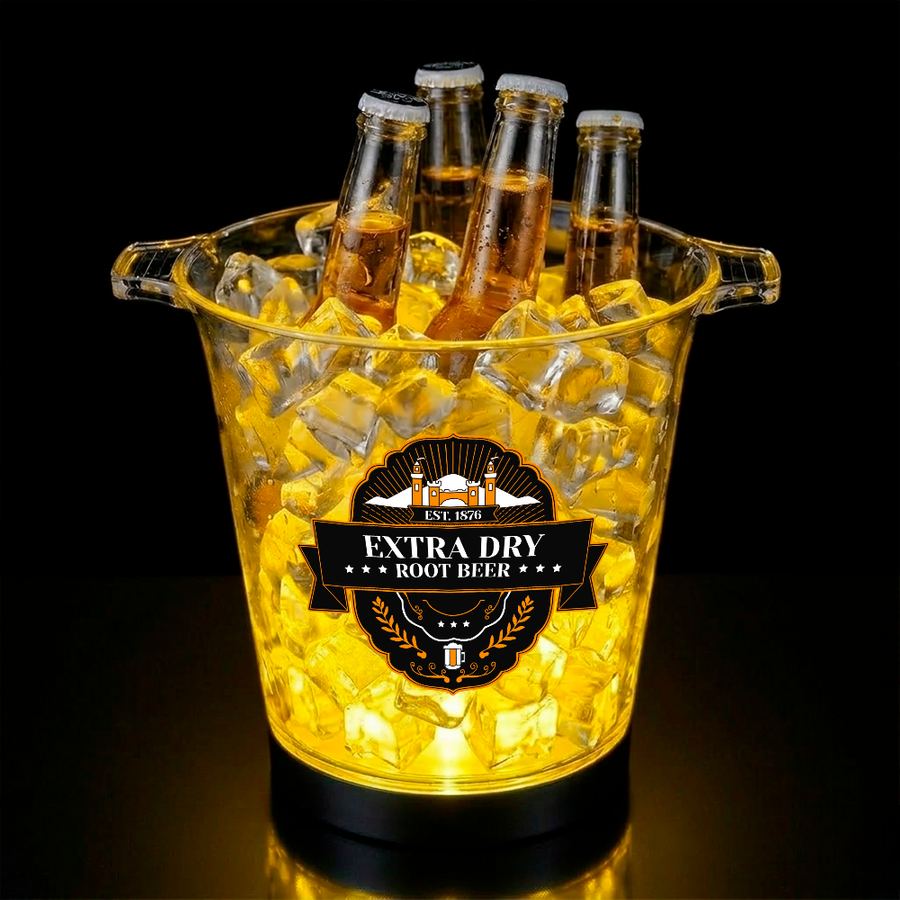 Multi-Color Light-Up Drink Buckets - Custom Hats Now
