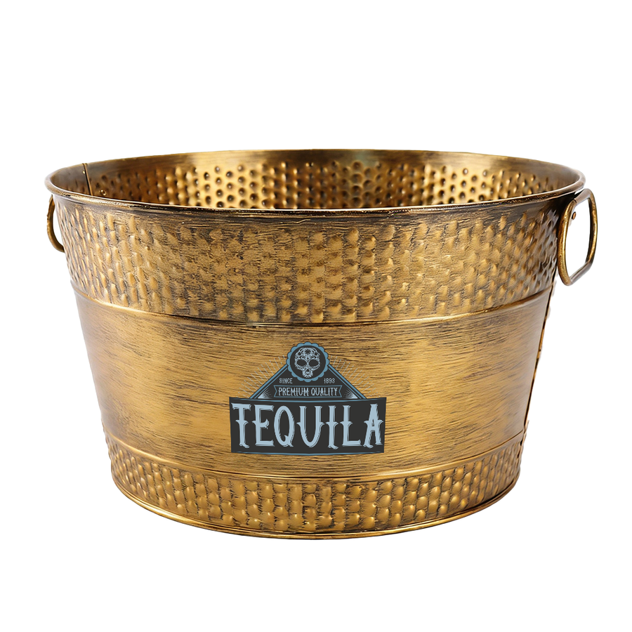 Galvanized Beverage & Ice Buckets - Custom Hats Now