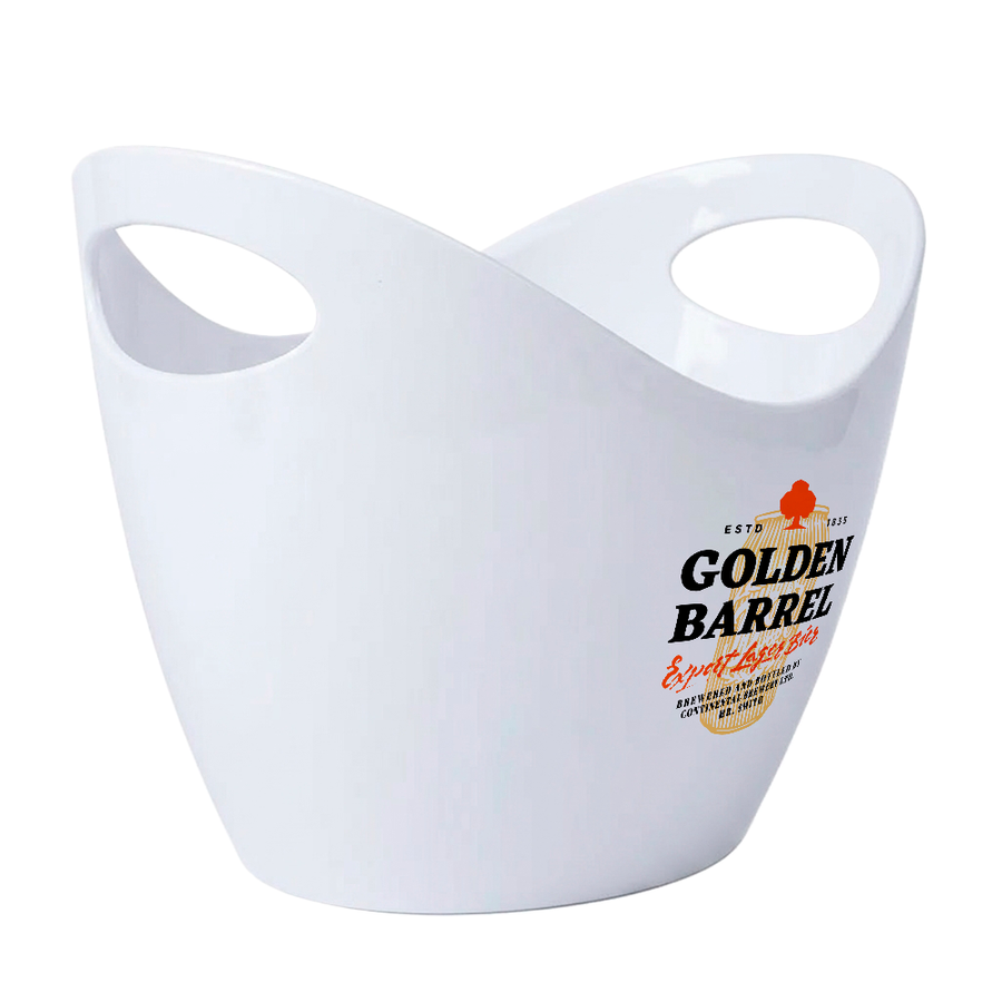 Curved Dual-Handle Drink Buckets - Custom Hats Now