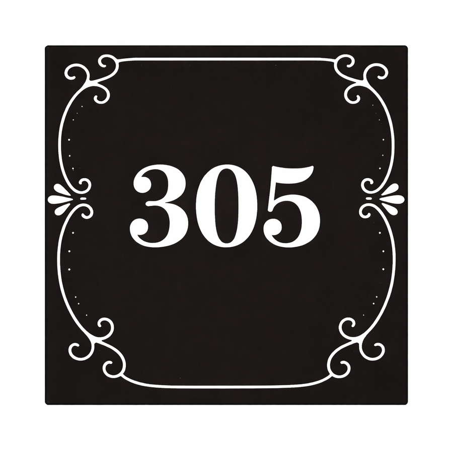 Bespoke Door Number Plates - Custom Hats Now