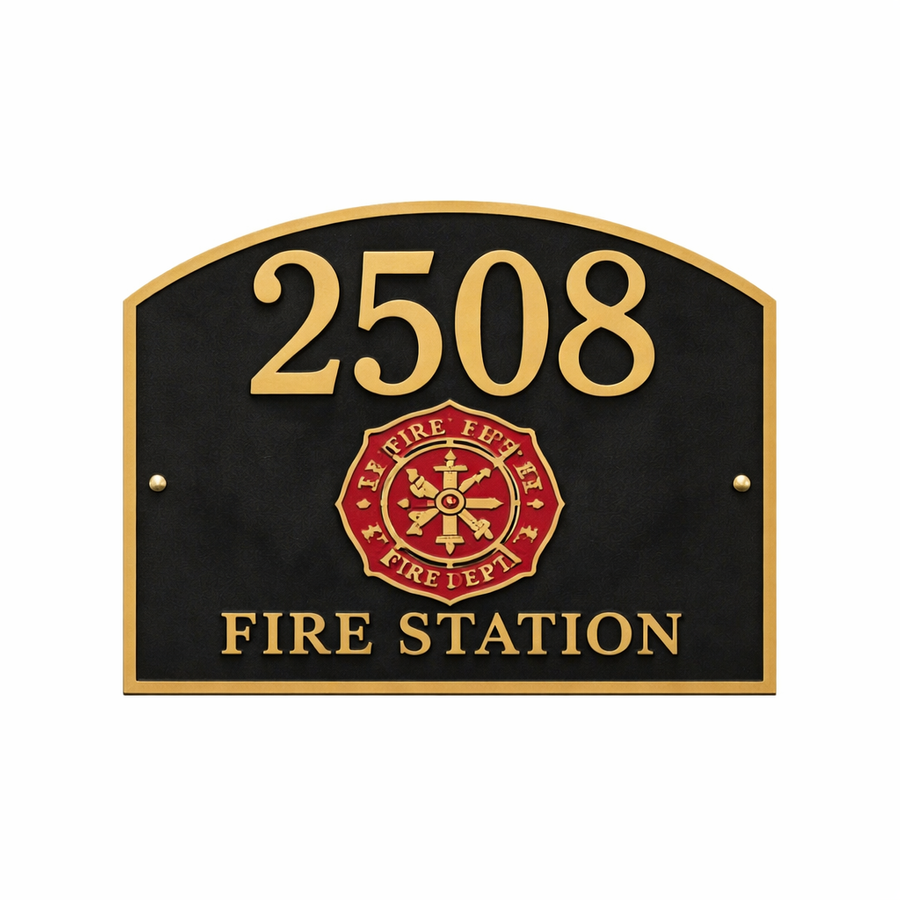 Cast Metal House Signs - Custom Hats Now