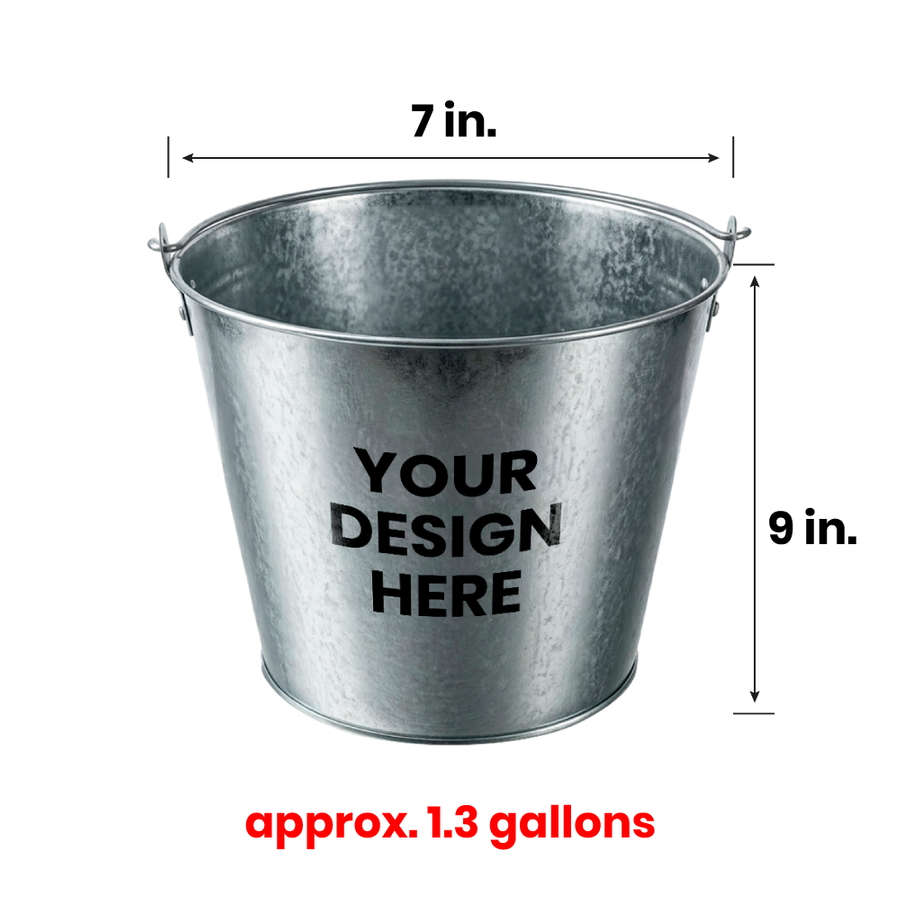 Tinplate Beer Buckets & Opener Combo - Custom Hats Now
