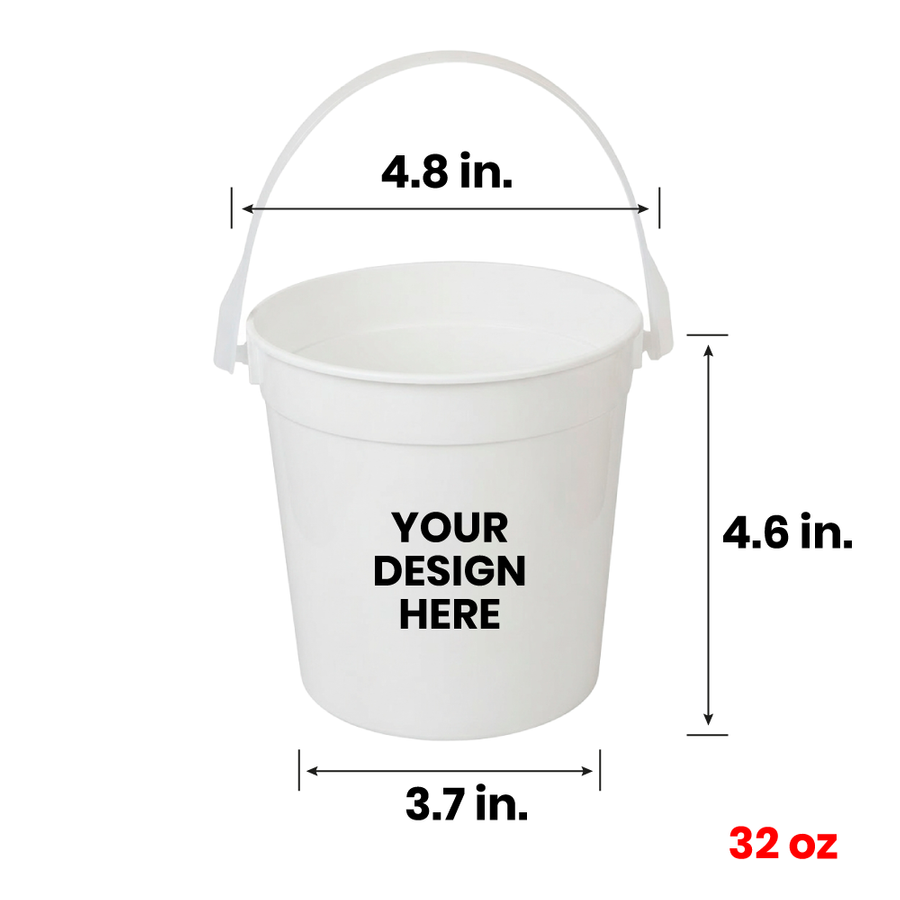 Colored Drink Buckets - Custom Hats Now