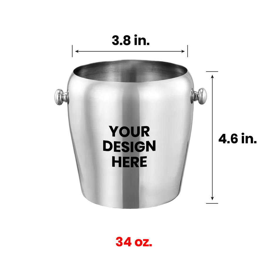 Stainless Steel Champagne Barrels - Custom Hats Now