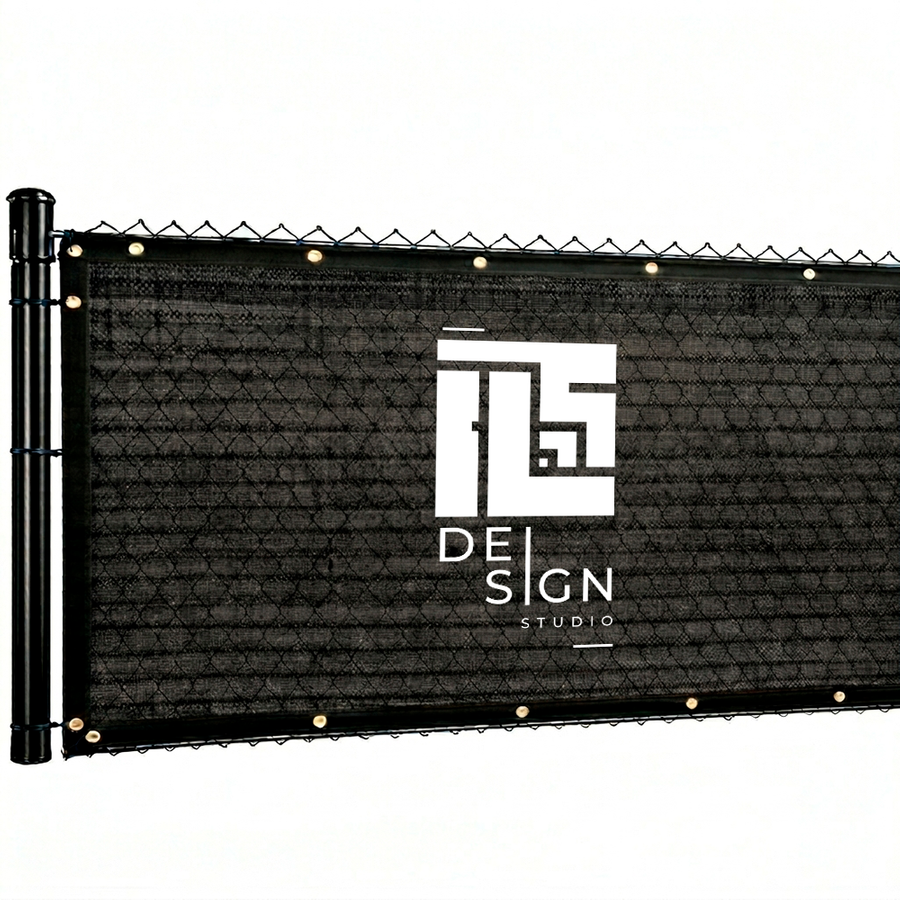 Custom 85% Blockage Fence Screen - Custom Hats Now