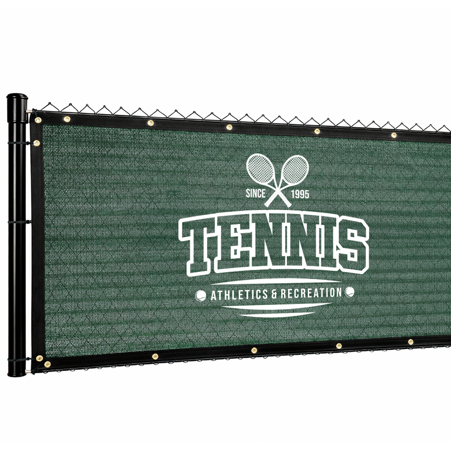 Custom 90% Blockage Fence Screen - Custom Hats Now