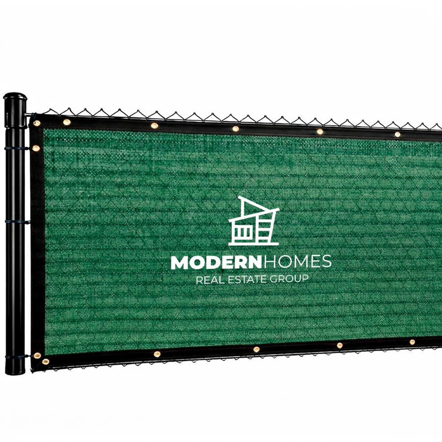Custom 85% Blockage Fence Screen - Custom Hats Now