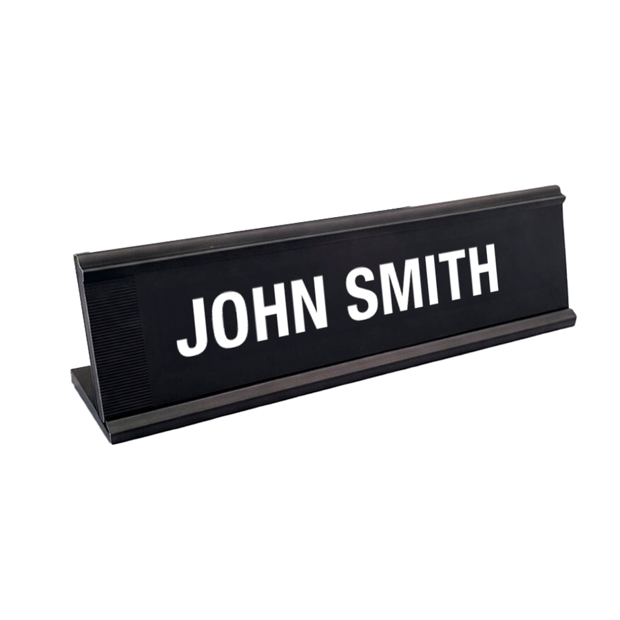 Metal Desktop Name Badges - Custom Hats Now