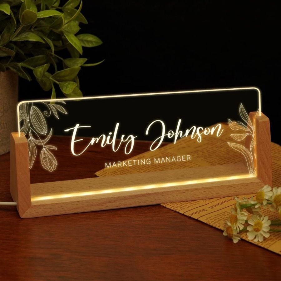 Light Up Table Signs - Custom Hats Now
