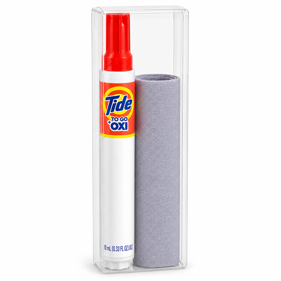 Tide® to Go + Oxi Stain Remover Travel Kits with Premium Microfiber Cloths - Custom Hats Now