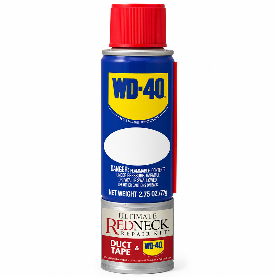 Ultimate Fix-All Kits, WD-40 2.75 oz Handy Cans and 6 yards of Duct Tapes - Custom Hats Now