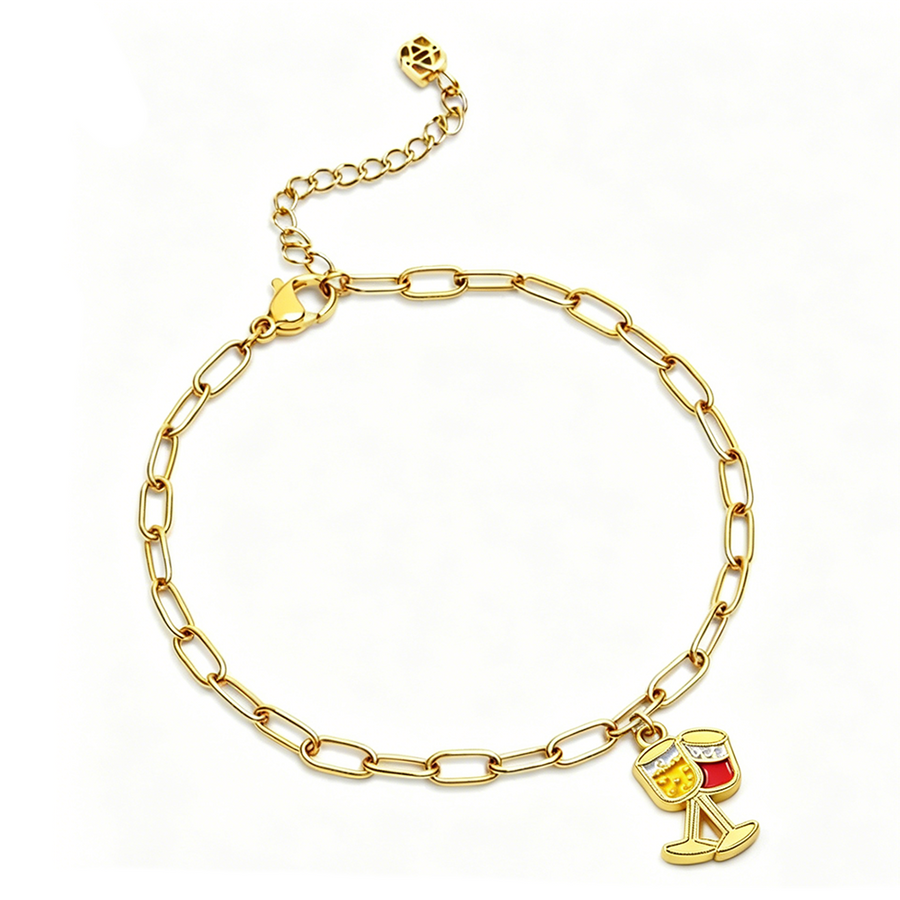 Soft Enamel Charm Bracelets - Custom Hats Now