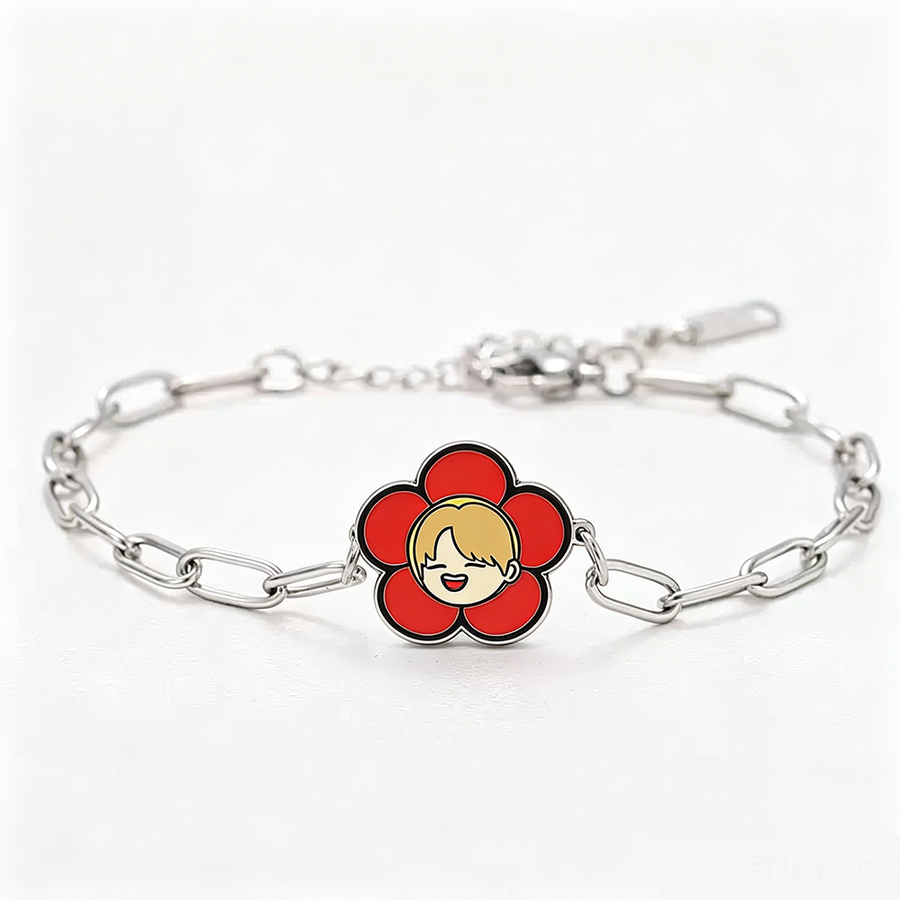 Hard Enamel Charm Bracelets - Custom Hats Now
