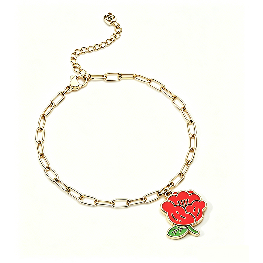 Hard Enamel Charm Bracelets - Custom Hats Now