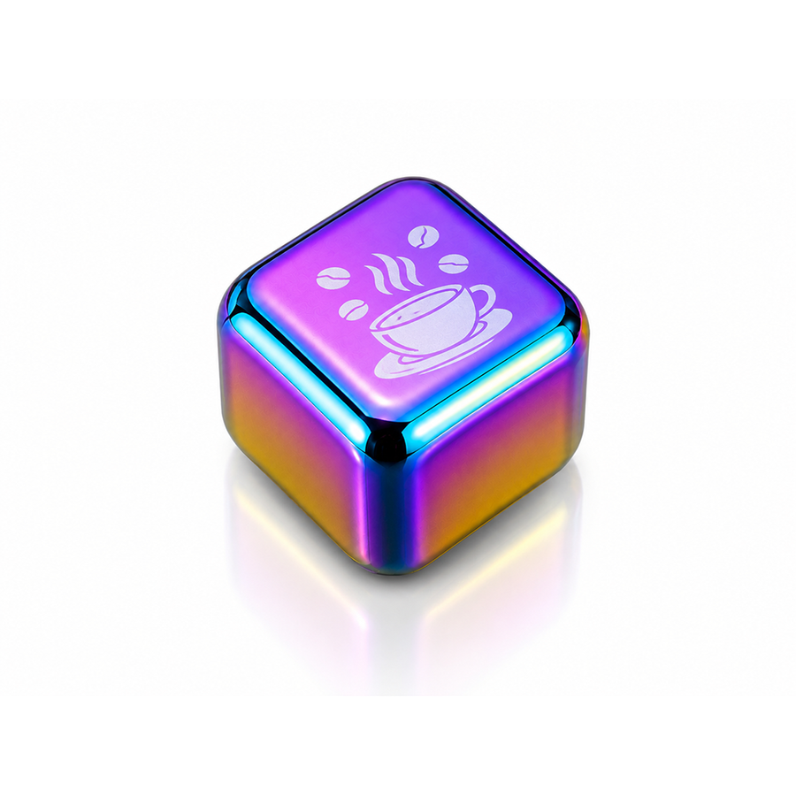 Rainbow Stainless Steel Ice Cubes - Custom Hats Now