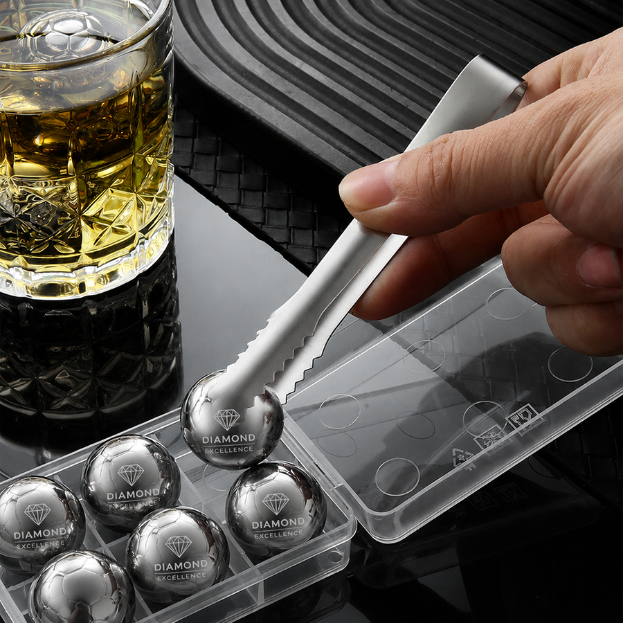 Soccer Ball Stainless Steel Ice Cubes - Custom Hats Now