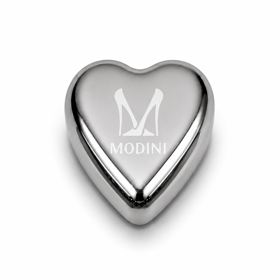 Heart-Shaped Stainless Steel Ice Cubes - Custom Hats Now