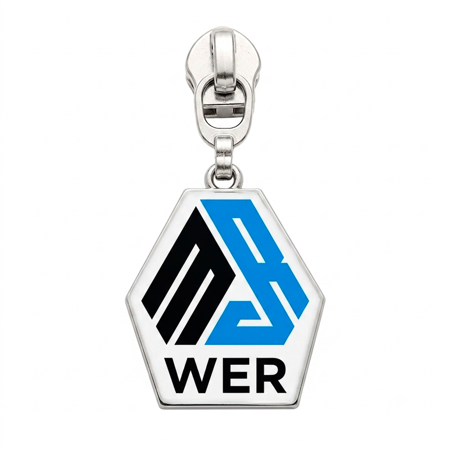 Offset Printing Metal Zipper Pullers - Custom Hats Now