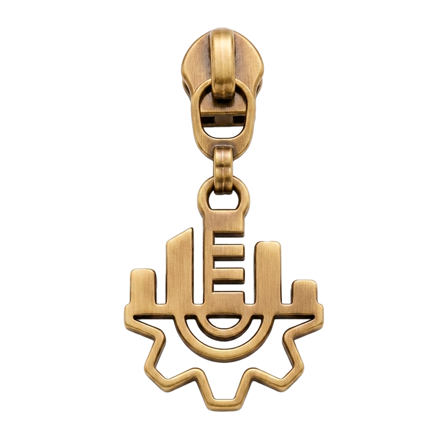 Die Struck Metal Zipper Pullers - Custom Hats Now