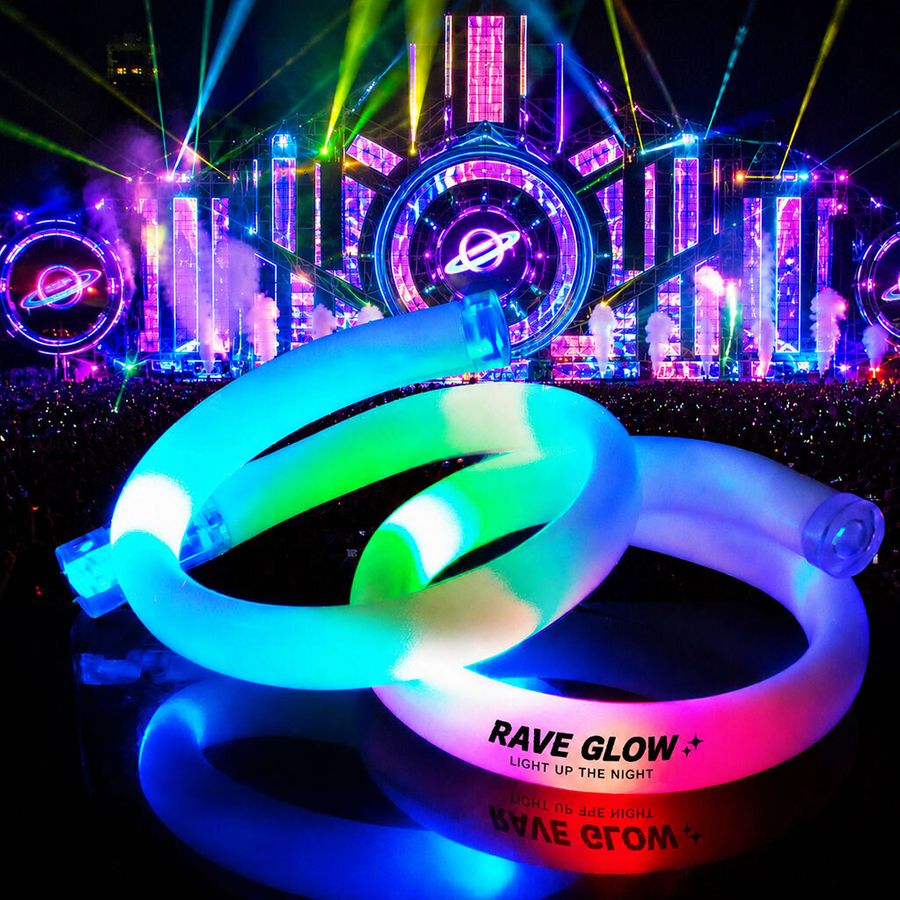 Glow Tube Wristbands - Custom Hats Now