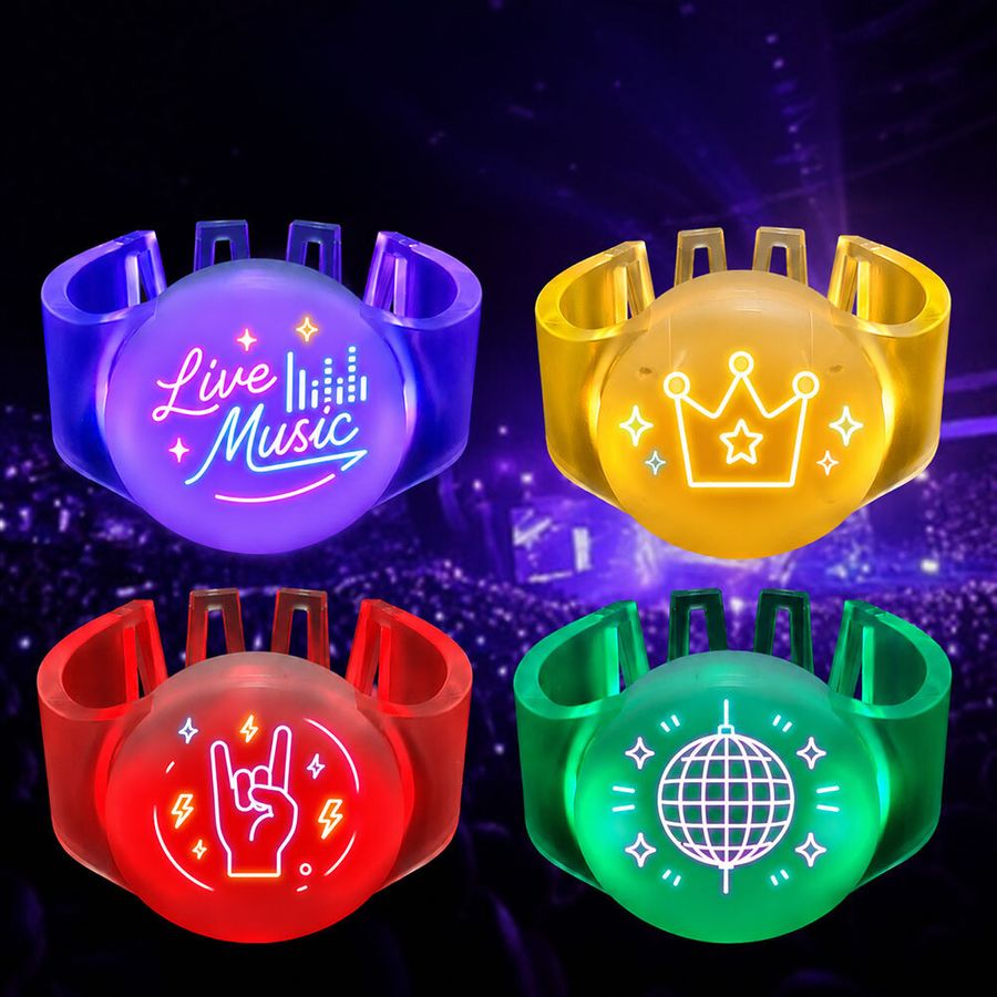 Glow Cheer Wristbands - Custom Hats Now
