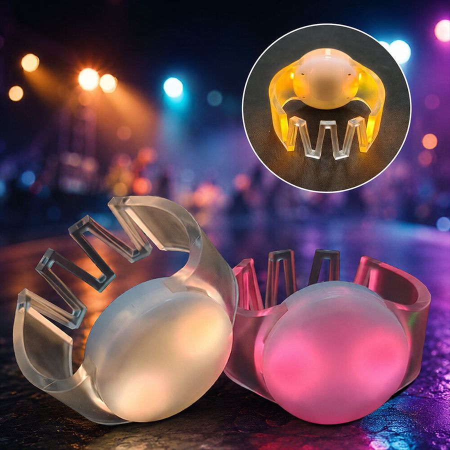 Glow Cheer Wristbands - Custom Hats Now