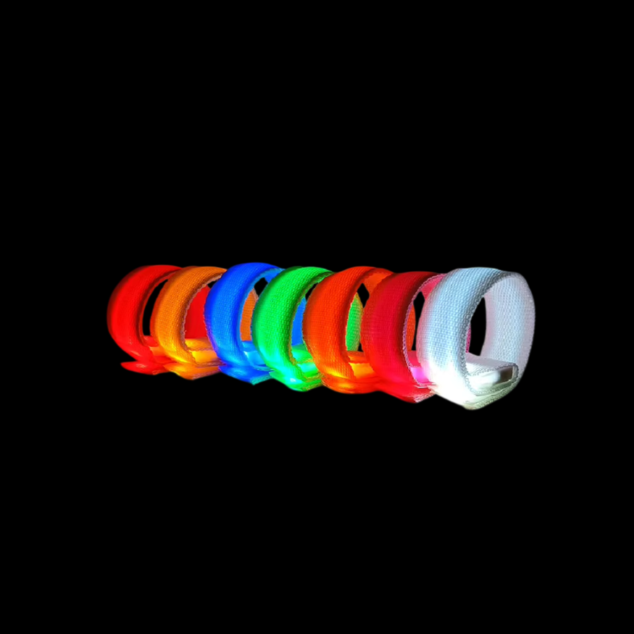 Glow Velcro Wristbands - Custom Hats Now