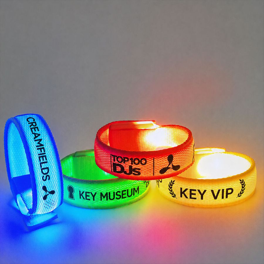 Glow Velcro Wristbands - Custom Hats Now