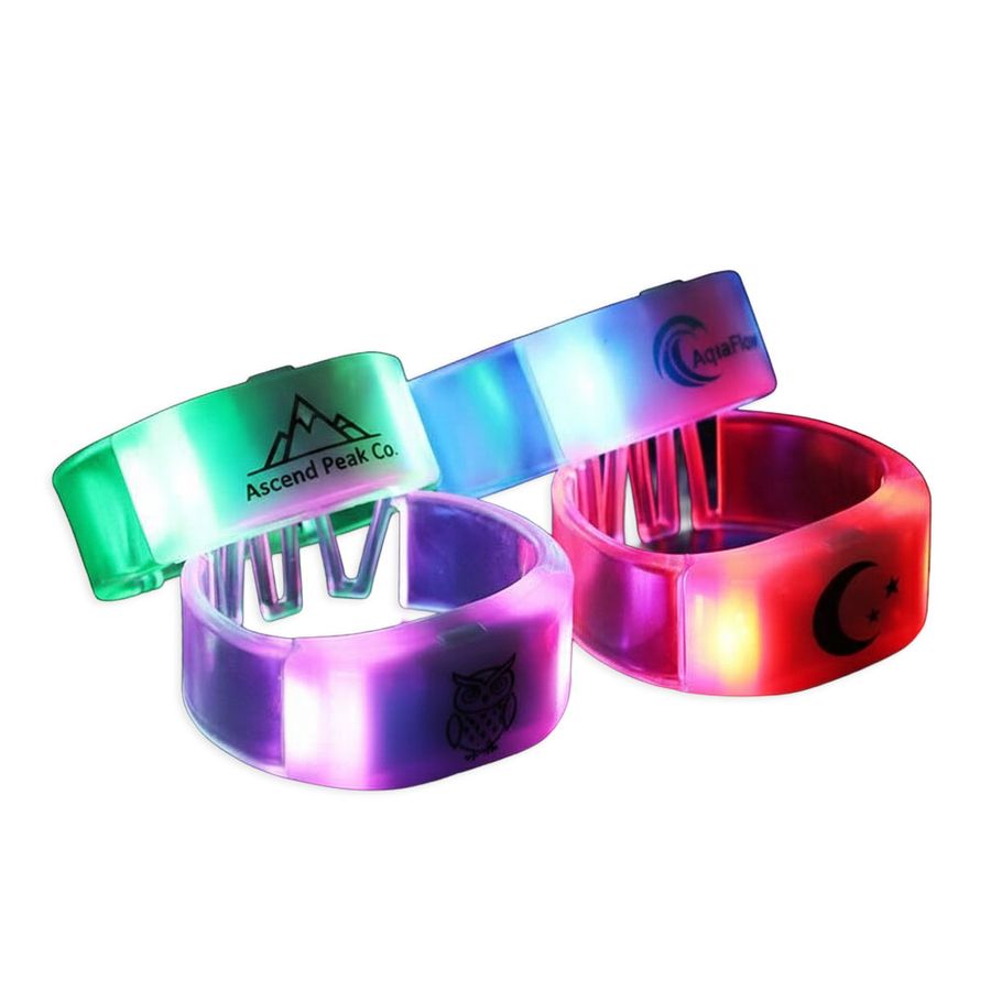 Glow Bangle Wristbands - Custom Hats Now