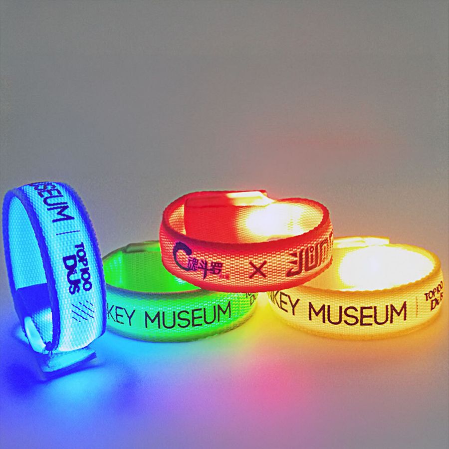 Glow Velcro Wristbands - Custom Hats Now